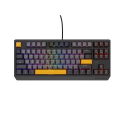 KLAWIATURA DLA GRACZY GENESIS THOR 230 TKL ANCHOR GRAY NEGATIVE US RGB MECHANICZNA OUTEMU RED