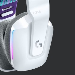 Logitech G 981-000883 słuchawki/zestaw słuchawkowy Bezprzewodowy Opaska na głowę Gaming Biały