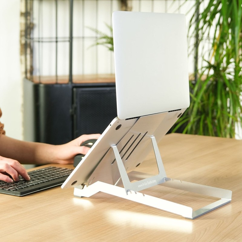 Podstawka pod laptopa R-Go Riser Basic - Notebook-Ständer - ergonomisch klappbar und verstellbar, AGR zertifiziert, leichtes Podstawka pod laptopa R-Go Riser Basic - Notebook-Ständer - ergonomisch klappbar und verstellbar, AGR zertifiziert, leichtes