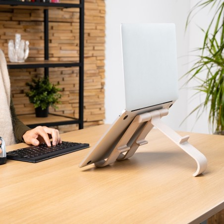 Podstawka do laptopów i tabletów R-Go 10-22 Max.5KG biała