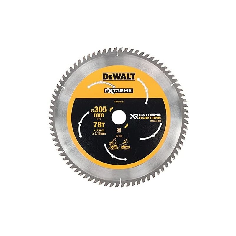 DEWALT PIŁA TARCZ.305x30mmx78z EXTREME RUNTIME