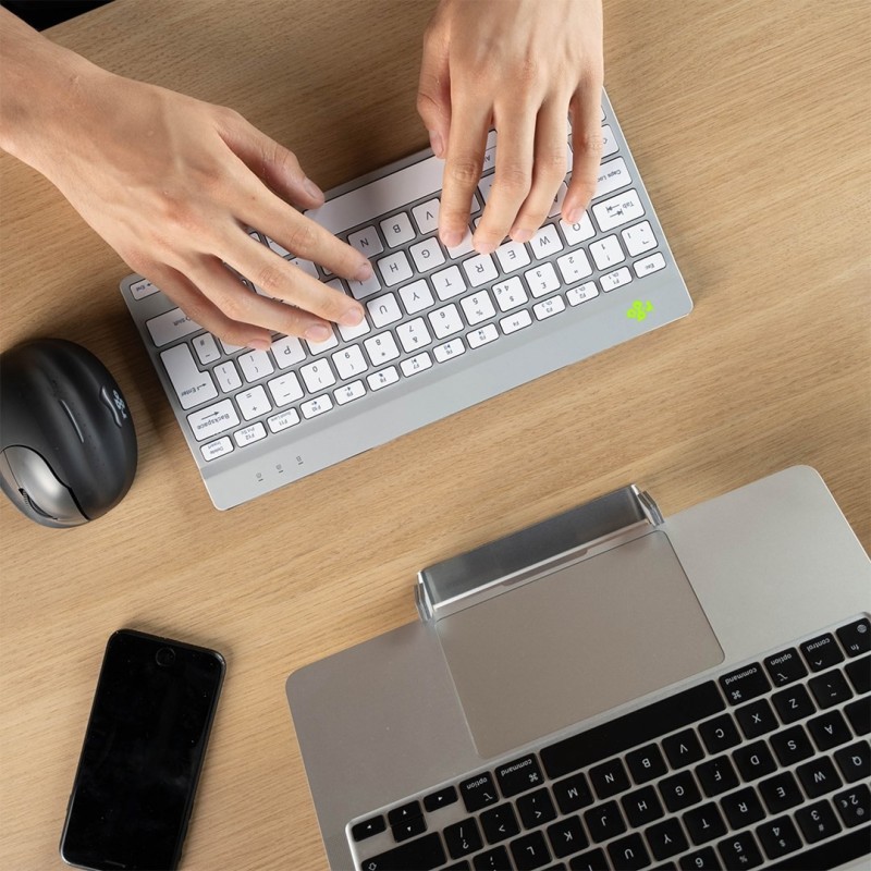 Klawiatura R-Go Tools Compact Break RGOCOUSWLWH Bluetooth QWERTY US Englisch Weiß Klawiatura R-Go Tools Compact Break RGOCOUSWLWH Bluetooth QWERTY US Englisch Weiß