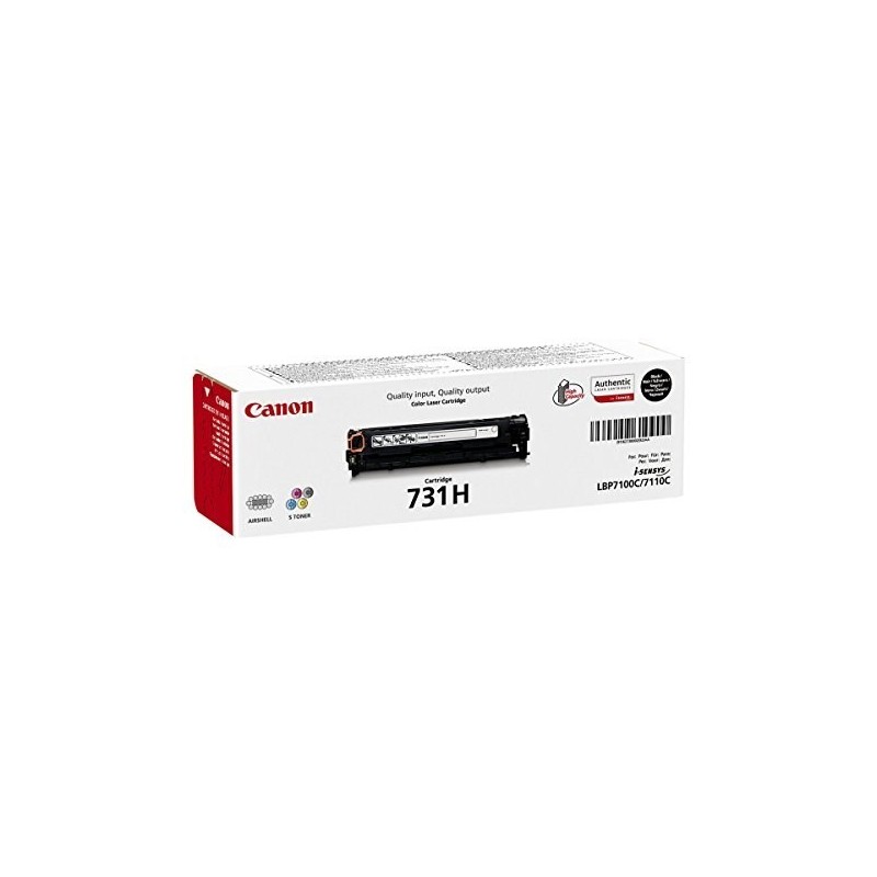 Canon 731H kaseta z tonerem 1 szt. Oryginalny Czarny Canon 731H kaseta z tonerem 1 szt. Oryginalny Czarny