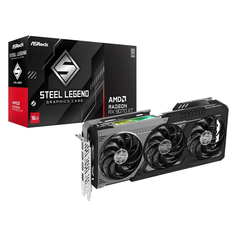 Karta graf. Asrock RX9070XT Steel Legend Dark 16GB Karta graf. Asrock RX9070XT Steel Legend Dark 16GB