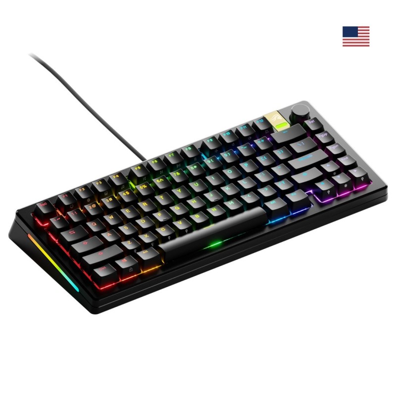 Glorious Gaming GMMK 3 PRO HE 75% Prebuilt klawiatura USB QWERTY US English Czarny Glorious Gaming GMMK 3 PRO HE 75% Prebuilt klawiatura USB QWERTY US English Czarny
