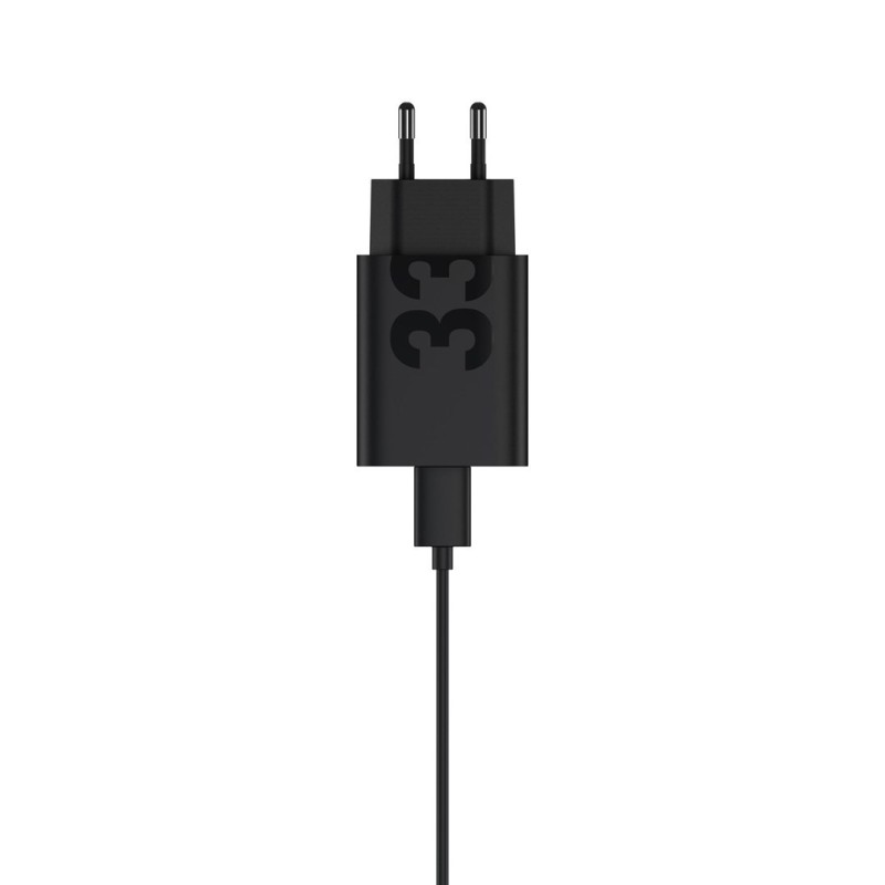 Motorola TurboPower Wall Charger 33W USB-C, 1m C-C cable, Black Motorola TurboPower Wall Charger 33W USB-C, 1m C-C cable, Black