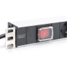 Listwa zasilająca do szaf rack (PDU) 19 cali 7x Schuko