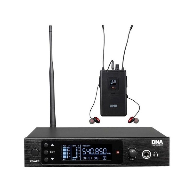 DNA IN-EAR - Douszny odsłuch bezprzewodowy monitor DNA IN-EAR - Douszny odsłuch bezprzewodowy monitor