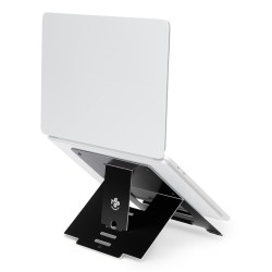 Riser Flexibel Laptopständer – verstellbar – schwarz – Schwarz – 25,4 cm (10 Zoll) – 55,9 cm (22 Zoll) – Aluminium – 5 kg – 135