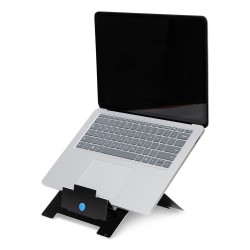 Riser Flexibel Laptopständer – verstellbar – schwarz – Schwarz – 25,4 cm (10 Zoll) – 55,9 cm (22 Zoll) – Aluminium – 5 kg – 135