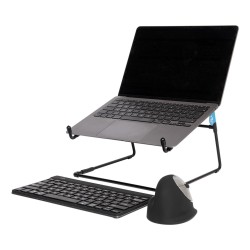 Stojak na laptopa R-Go Laptopständer 10-22 Max 5KG Steel Office schwarz
