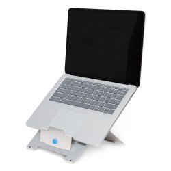 Podstawa R-Go Tools R-Go Laptopständer 10"-22" Max.5KG Riser verstellbar sidabrinis