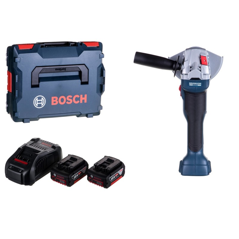 SZLIFIERKA KĄTOWA FI 125 18V-LI 2X5.0AH GWS BOSCH SZLIFIERKA KĄTOWA FI 125 18V-LI 2X5.0AH GWS BOSCH