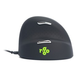 Ergonomiczna mysz R-Go Maus HE ergonomicznie praworęczna USB średnia czarna retail
