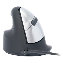 Ergonomiczna mysz R-Go HE leworęczna USB czarna/srebrna