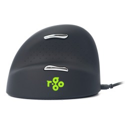 R Go Tools R-Go Pele HE ergonomisch links USB mittel juodas/silb retail