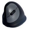 R-Go Pele HE ergonomiczna myszka lewa Bluetooth sidabrina