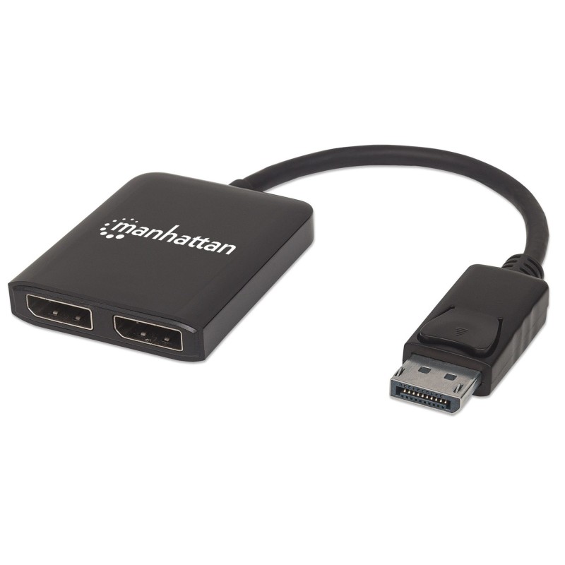MANHATTAN ROZDZIELACZ AV SPLITTER DISPLAYPORT 1X2 MANHATTAN ROZDZIELACZ AV SPLITTER DISPLAYPORT 1X2