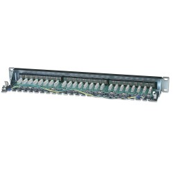 Intellinet Patch panel 19'' 24 porty STP kat. 6 czarny