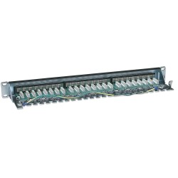 Intellinet Patch panel 19'' 24 porty STP kat. 6 czarny