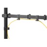 Uchwyt biurkowy pojedynczy (zacisk) 1xLCD max. 32"max. 8kg uchylno-obrotowy