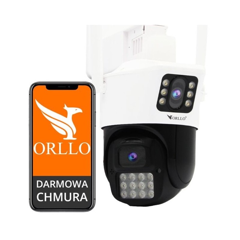 Kamera IP Orllo Z19 dual obrotowa zewnętrzna Wi-Fi 2Mpx