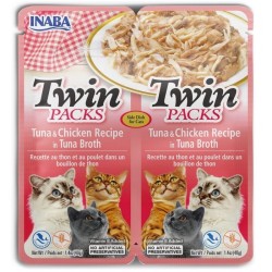 INABA CAT TWIN TUNA & CHICKEN 2x40g