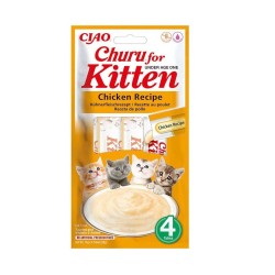 INABA CAT CHURU KITTEN CHICKEN 4x14g (56g)