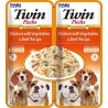 INABA DOG TWIN CHICKEN VEGETABLES & BEEF 2x40g