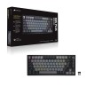 Bezprzewodowa klawiatura gamingowa Corsair Gaming K65 Plus 75% RGB, MLX RED - Czarny, Szary