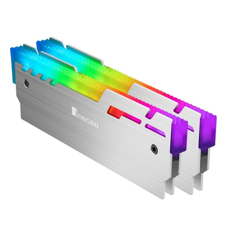 Jonsbo NC-3 ARGB Moduł pamięci Radiator Srebrny Jonsbo NC-3 ARGB Moduł pamięci Radiator Srebrny