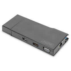 Digitus Uniwersalna stacja dokująca, USB 3.0, do użytku w podróży
