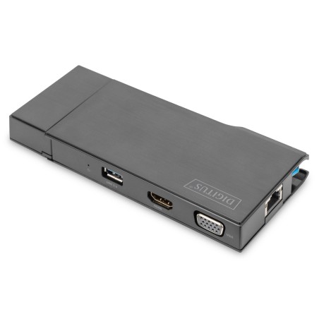 Digitus Uniwersalna stacja dokująca, USB 3.0, do użytku w podróży