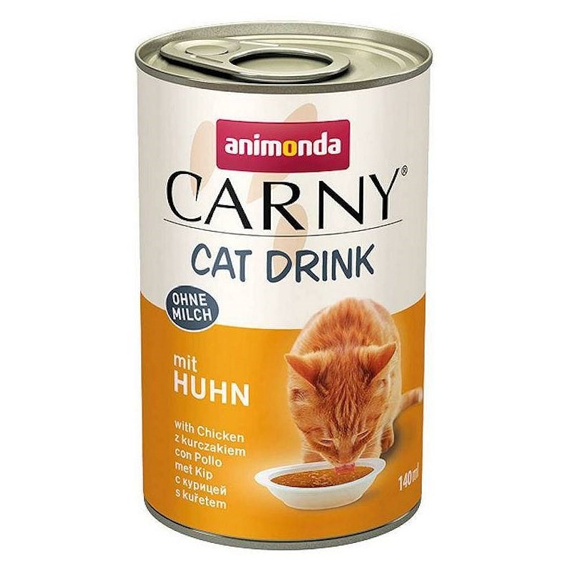 ANIMONDA Carny Cat Drink Napój z kurczakiem - przysmak dla kota - 140 ml ANIMONDA Carny Cat Drink Napój z kurczakiem - przysmak dla kota - 140 ml