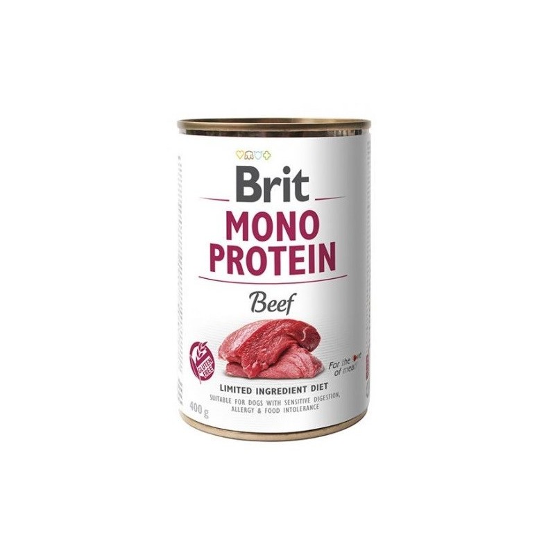 BRIT Mono Protein Wołowina karma mokra dla psa 400g