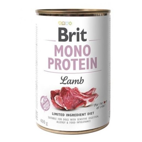 BRIT Mono Protein jagnięcina - mokra karma dla psa - 400 g