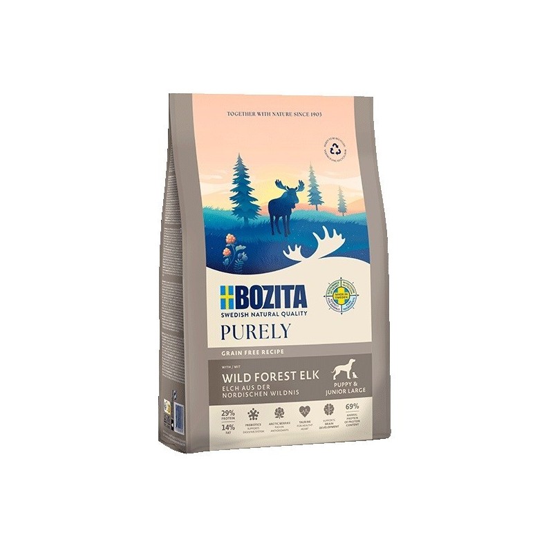 BOZITA Purely łoś szczenięta i junior duże rasy 11 kg BOZITA Purely łoś szczenięta i junior duże rasy 11 kg