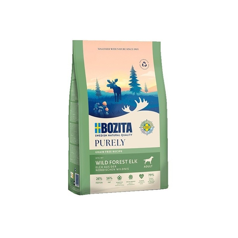 BOZITA Purely łoś karma bezzbożowa dorosłe psy 11 kg BOZITA Purely łoś karma bezzbożowa dorosłe psy 11 kg