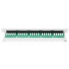 Digitus Panel krosowy (patch panel) ISDN 19" 25x RJ45 (8P4C), LSA poziom, kat.3, nieekranowany, 1U, szary