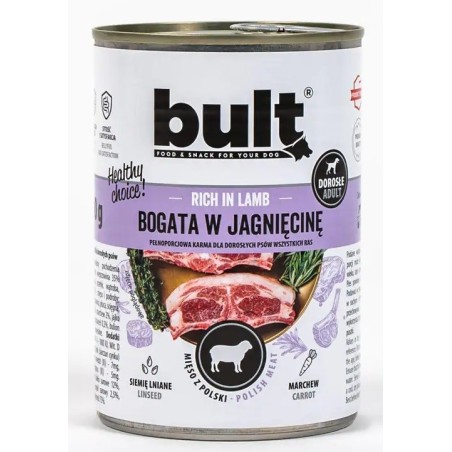 BULT Puszka bogata w jagnięcinę 400g