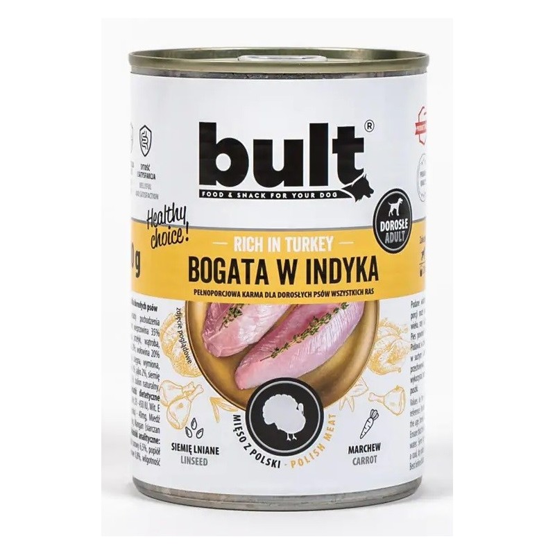 BULT Puszka bogata w indyka 800g