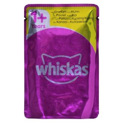 WHISKAS Drobiowa uczta w galaretce - mokra karma dla kota - 80x85 g