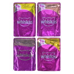 WHISKAS Drobiowa uczta w galaretce - mokra karma dla kota - 80x85 g