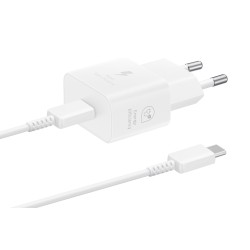 Ładowarka Samsung Power Adapter 25W USB-C Fast Charge 1m White