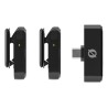 RODE Wireless Micro - 2-kanałowy cyfrowy system bezprzewodowy (USB-C, Czarny)