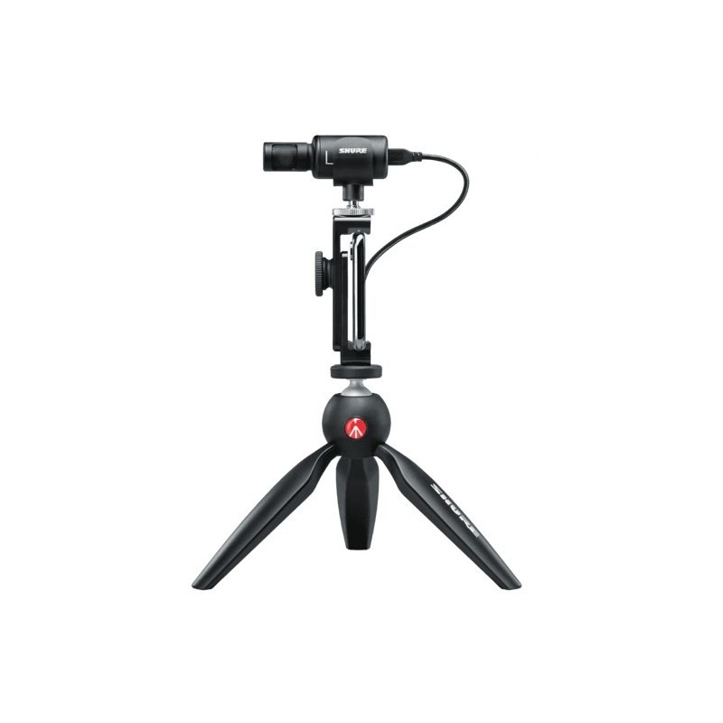 Shure | Mikrofon i zestaw wideo | MV88+DIG-VIDKIT | Czarny Shure | Mikrofon i zestaw wideo | MV88+DIG-VIDKIT | Czarny