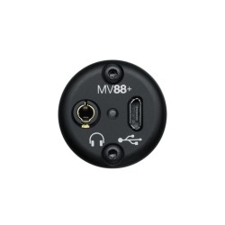 Shure | Mikrofon i zestaw wideo | MV88+DIG-VIDKIT | Czarny