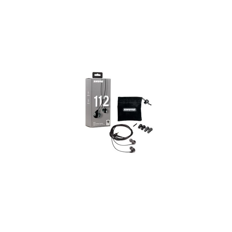 Shure SE112-GR-EFS - Słuchawki douszne, szare