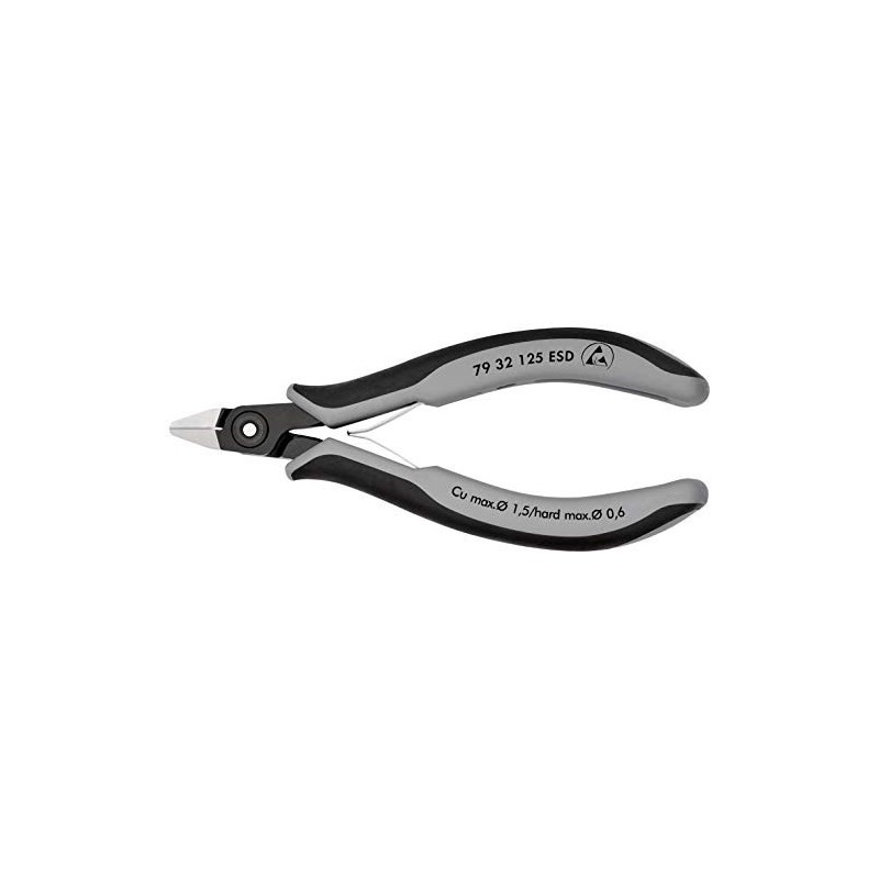KNIPEX Szczypce boczne 125mm precyzyjne ESD