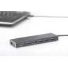 DIGITUS HUB USB 3.0/KONCENTRATOR 7XUSB 3.0 SUPERSPEED, AKTYWNY, ALUMINIUM DA-70241-1